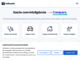 'hellosafe.com.br' screenshot