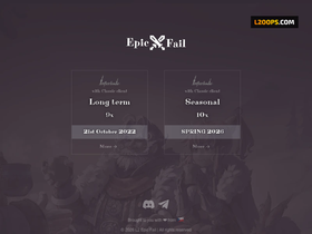 L2epic.fail website image