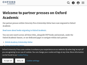 'universitypressscholarship.com' screenshot