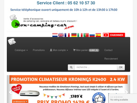 'mon-camping-car.com' screenshot