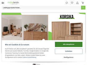 'moebelando.de' screenshot