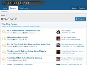 'brokenforum.com' screenshot