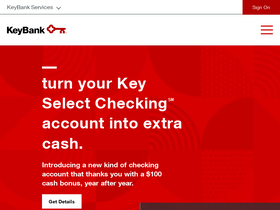 'keybank.com' screenshot