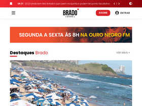 'bradojornal.com' screenshot