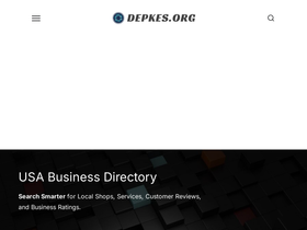 'depkes.org' screenshot