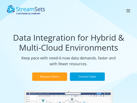 'streamsets.com' screenshot