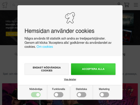 'spelbutiken.se' screenshot