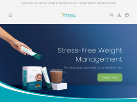 myvitera.com homepage screenshot