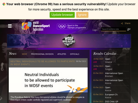 'worlddancesport.org' screenshot
