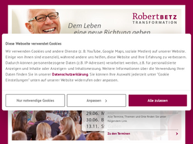 'robert-betz.com' screenshot