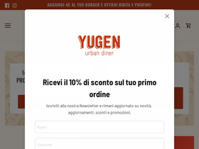 cucinayugen.it homepage screenshot