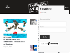 'expedientepublico.org' screenshot