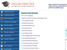 'englishpractice.com' screenshot