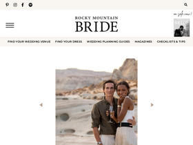 'rockymountainbride.com' screenshot