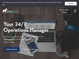 'petexec.net' screenshot