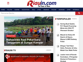 'riauin.com' screenshot