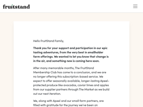 'fruitstand.com' screenshot