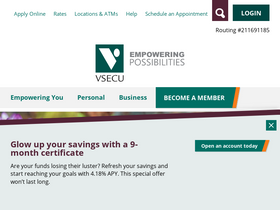 'vsecu.com' screenshot