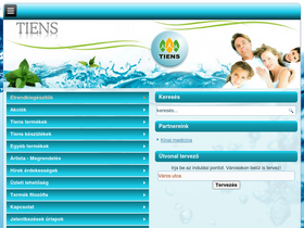 'tienshoni.hu' screenshot
