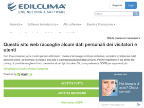 'edilclima.it' screenshot