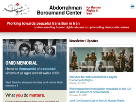'iranrights.org' screenshot