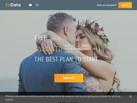 'fedate.com' screenshot