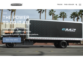'freightliner.com' screenshot