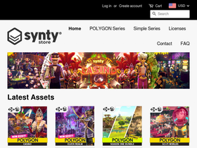 'syntystore.com' screenshot