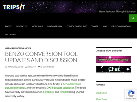 'dxm.tripsit.me' screenshot