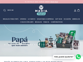 'magia.pe' screenshot