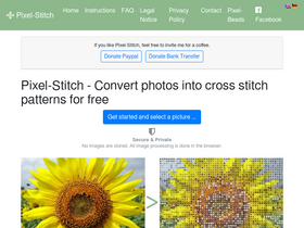 'pixel-stitch.net' screenshot