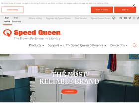 'speedqueen.com' screenshot