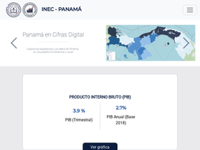 'inec.gob.pa' screenshot