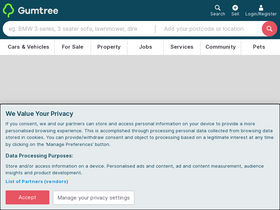 'gumtree.com' screenshot