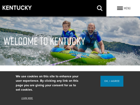 'kentuckytourism.com' screenshot