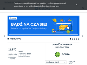 'krakow.pl' screenshot