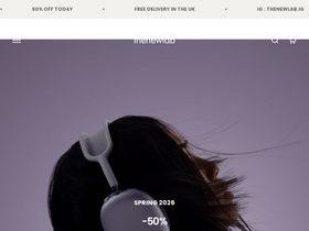 Thenewlab Uk homepage screenshot