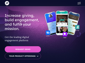 'pushpay.com' screenshot