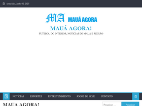 'mauaagora.com.br' screenshot