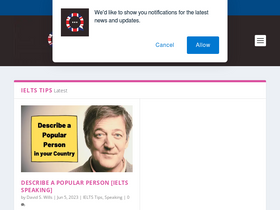 'ted-ielts.com' screenshot