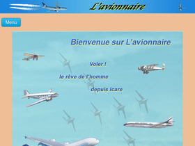 'lavionnaire.fr' screenshot