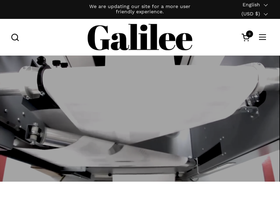 Galilee homepage screenshot