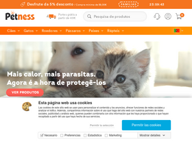 'petness.pt' screenshot