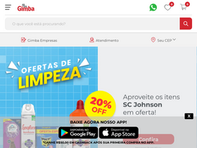 'gimba.com.br' screenshot