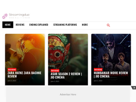 'streamingdue.com' screenshot