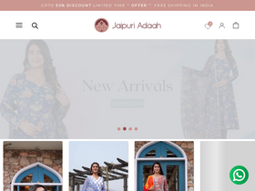 'jaipuriadaah.com' screenshot