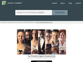 'shouldianswer.net' screenshot