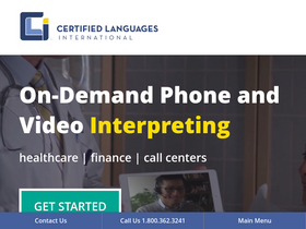 'certifiedlanguages.com' screenshot