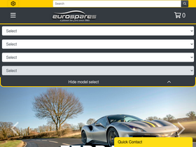 'eurospares.co.uk' screenshot