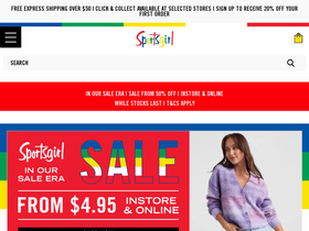 'sportsgirl.com.au' screenshot